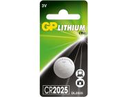 Батарейка GP Lithium CR2025, 3V, 1 шт | OfficeDom.kz