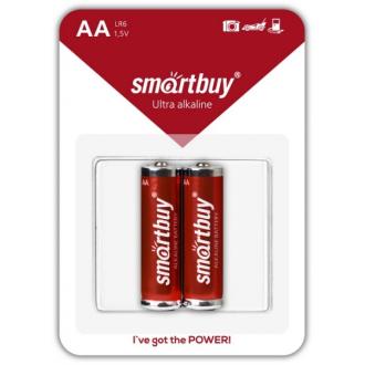 Батарейка Smartbuy Alkaline Ultra, AA LR6/<wbr>2BL, 2 шт (SBBA-2A02B) - Officedom (1)