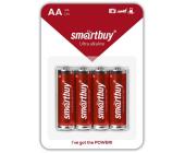 Батарейка Smartbuy Alkaline Ultra, AA LR6/4BL, 4 шт (SBBA-2A04B) | OfficeDom.kz