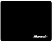 Коврик для мышки Microsoft, матерчатый на резиновой основе, 215мм x 180мм, черный | OfficeDom.kz