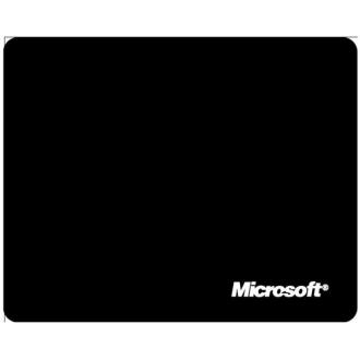 Коврик для мышки Microsoft, матерчатый на резиновой основе, 215мм x 180мм, черный - Officedom (1)