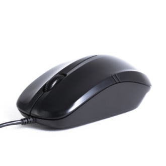 Мышь проводная Delux DLM-1360UB, USB, черный - Officedom (1)