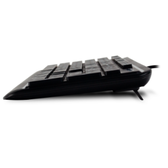 Клавиатура проводная Delux DLK-290UB, USB, Анг/<wbr>Рус/<wbr>Каз, черный - Officedom (2)