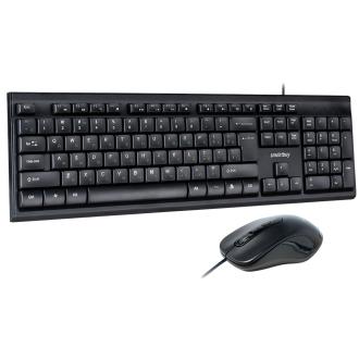 Комплект проводной клавиатура+мышь Smartbuy ONE 114282, черный (SBC-114282-K) - Officedom (1)