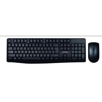 Комплект беспроводной клавиатура+мышь Smartbuy ONE, мультимедийный, черный (SBC-207295AG-K) - Officedom (1)