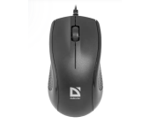 Мышь проводная Defender Optimum MB-160, черный | OfficeDom.kz