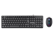 Комплект проводной клавиатура+мышь Defender Triumph C-991 черный | OfficeDom.kz
