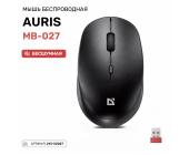 Мышь беспроводная Defender Auris MB-027 бесшумная черный | OfficeDom.kz