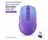 Мышь беспроводная Defender Mystery MM-301 бесшумная, фиолетовый | OfficeDom.kz