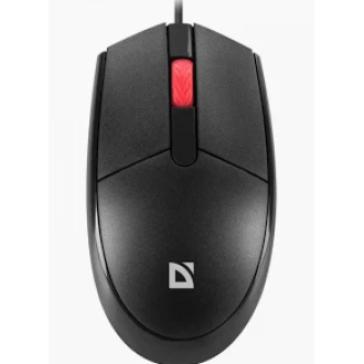 Мышь проводная Defender Delta MM-523 бесшумная черный - Officedom (1)