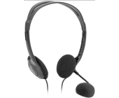 Наушники-гарнитура проводная Defender Aura HN-102 черный | OfficeDom.kz