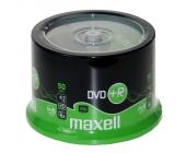 Диски записываемые DVD+R MAXELL 47 16X50S, 50 шт на шпинделе | OfficeDom.kz