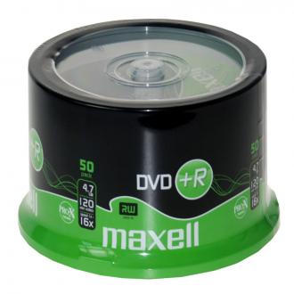 Диски записываемые DVD+R, 47 16X50S, 50 шт на шпинделе, MAXELL - Officedom (1)