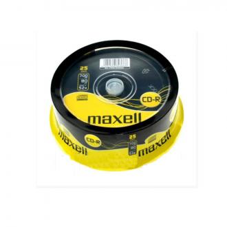 Диски записываемые CD-R, 80 25S 52X, 25 шт на шпинделе, MAXELL - Officedom (1)