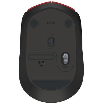 Мышь беспроводная Logitech M170, красный (910-004648) - Officedom (2)