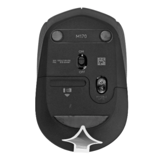 Мышь беспроводная Logitech M170, серый (910-004642) - Officedom (2)