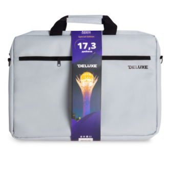 Сумка для ноутбука Deluxe Astana 17,3" (DLNB-01G17.3), серый - Officedom (1)