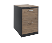 Шкаф картотечный AFC-02LC, 2 ящика | OfficeDom.kz