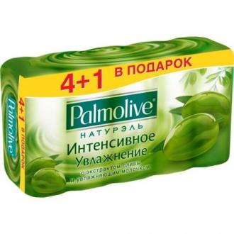 Мыло туалетное Palmolive Молоко и олива, 4+1шт х 70г - Officedom (1)