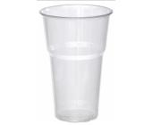 Стакан одноразовый пластиковый, 500мл, прозрачный, 9,5см, 50шт, ПолиЭр | OfficeDom.kz