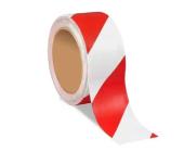Лента сигнальная 75мм х 200м, красно-белый | OfficeDom.kz