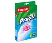 Перчатки латексные Paclan Practi, M-размер, 10 шт/уп, белый | OfficeDom.kz