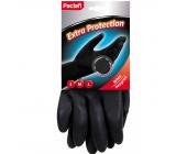 Перчатки неопреновые Paclan Extra Protection, M-размер, черный | OfficeDom.kz