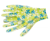 Перчатки полиэстер, нитриловое покрытие, зеленый, S, PALISAD | OfficeDom.kz