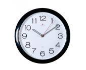 Часы настенные Рубин Классика 6026 B, d-29 см, белый фон, черное кольцо | OfficeDom.kz