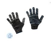 Перчатки трикотажные с ПВХ-покрытием "Точка", 5 нитей 52гр, 10 класс, графит | OfficeDom.kz