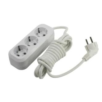 Удлинитель Smartbuy 3 гнезда 5 м, 16А/<wbr>3,5кВт с выкл. и заземлением (SBE-16-3-05-ZS) - Officedom (1)