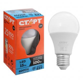 Лампа светодиодная СТАРТ LED GLS, E27, 15 Вт, 4000К - Officedom (1)