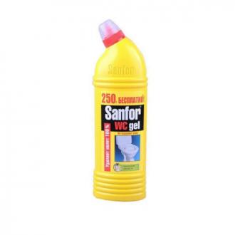 Средство чистящее для ванной комнаты Sanfor Лимонная свежесть, 750+250 мл - Officedom (1)