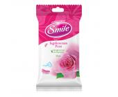 Салфетки влажные Smile Бурбонская Роза, 15 шт/уп | OfficeDom.kz