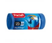 Мешки для мусора Paclan Multi-Top 120л.; 15шт/<wbr>уп, прочные, синий | OfficeDom.kz