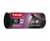 Мешки для мусора Paclan Standart 30л.; 20шт/уп, прочные, черный | OfficeDom.kz