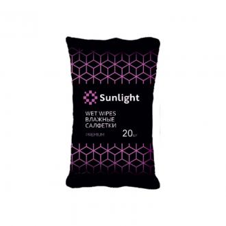 Салфетки влажные SUNLIGHT Premium, 20 шт/<wbr>уп - Officedom (1)
