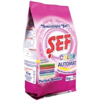 Стиральный порошок Color Automat, автомат, 3кг, SEF - Officedom (1)