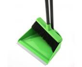 Набор щетка + совок с резинкой Ленивка, ярко-зеленый (М5177) | OfficeDom.kz