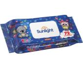Салфетки влажные, SUNLIGHT Standard Синий, 72шт, SG | OfficeDom.kz