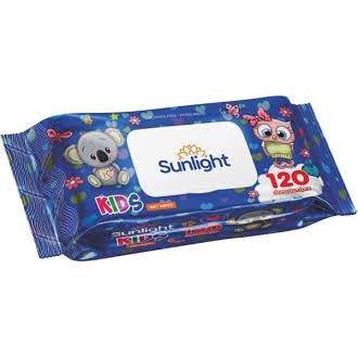 Салфетки влажные, SUNLIGHT Standard Синий, 120шт, SG - Officedom (1)