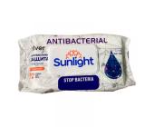 Салфетки влажные, SUNLIGHT Антибактериальные, Silver без отдушки, 72 шт, SG | OfficeDom.kz