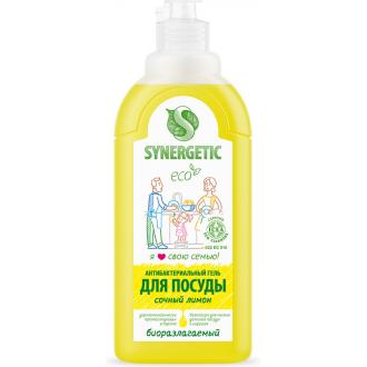 Средство для мытья посуды Synergetic Сочный лимон, 1л - Officedom (1)