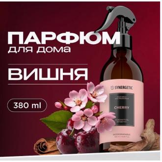 Освежитель воздуха Synergetic Вишня, гипоаллергенный, 380 мл - Officedom (1)