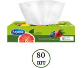 Салфетки косметические, 2 слоя, 80 шт, 20*20 см, Фрукты в коробке, Карина | OfficeDom.kz