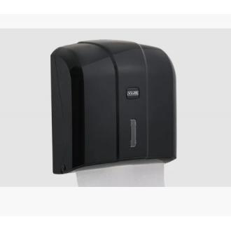 Диспенсер для листовых бумажных полотенец Z укладки Vialli KH-300B, черный - Officedom (1)