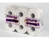 Туалетная бумага, 2 слоя, втулка 76мм, 150м, целлюлоза, jumbo, 12 рул, Murex | OfficeDom.kz