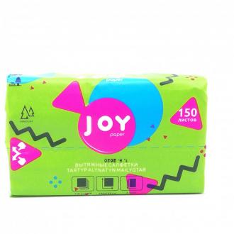 Салфетки косметические, 2 слоя, 150 шт, мягкая упаковка, Joy - Officedom (1)