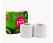 Туалетная бумага, 3 слоя, целлюлоза, 4 рул, Joy | OfficeDom.kz