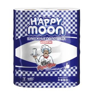 Полотенца бумажные, рулонные, 2 рулона, Econom, Happy Moon - Officedom (1)